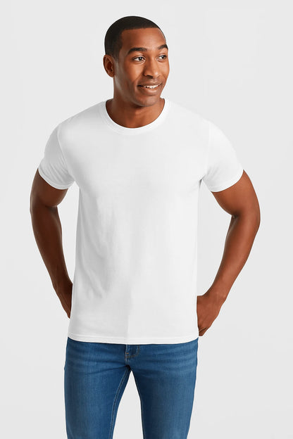 T-shirt uomo iconic 150 cotone bianca