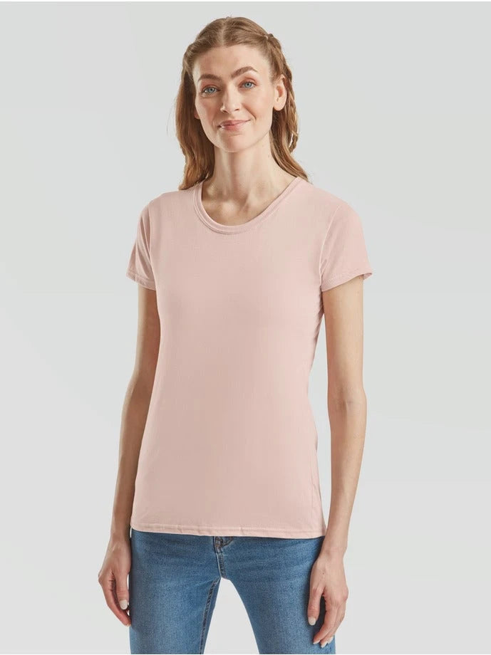 T-shirt donna iconic 150 cotone rosa
