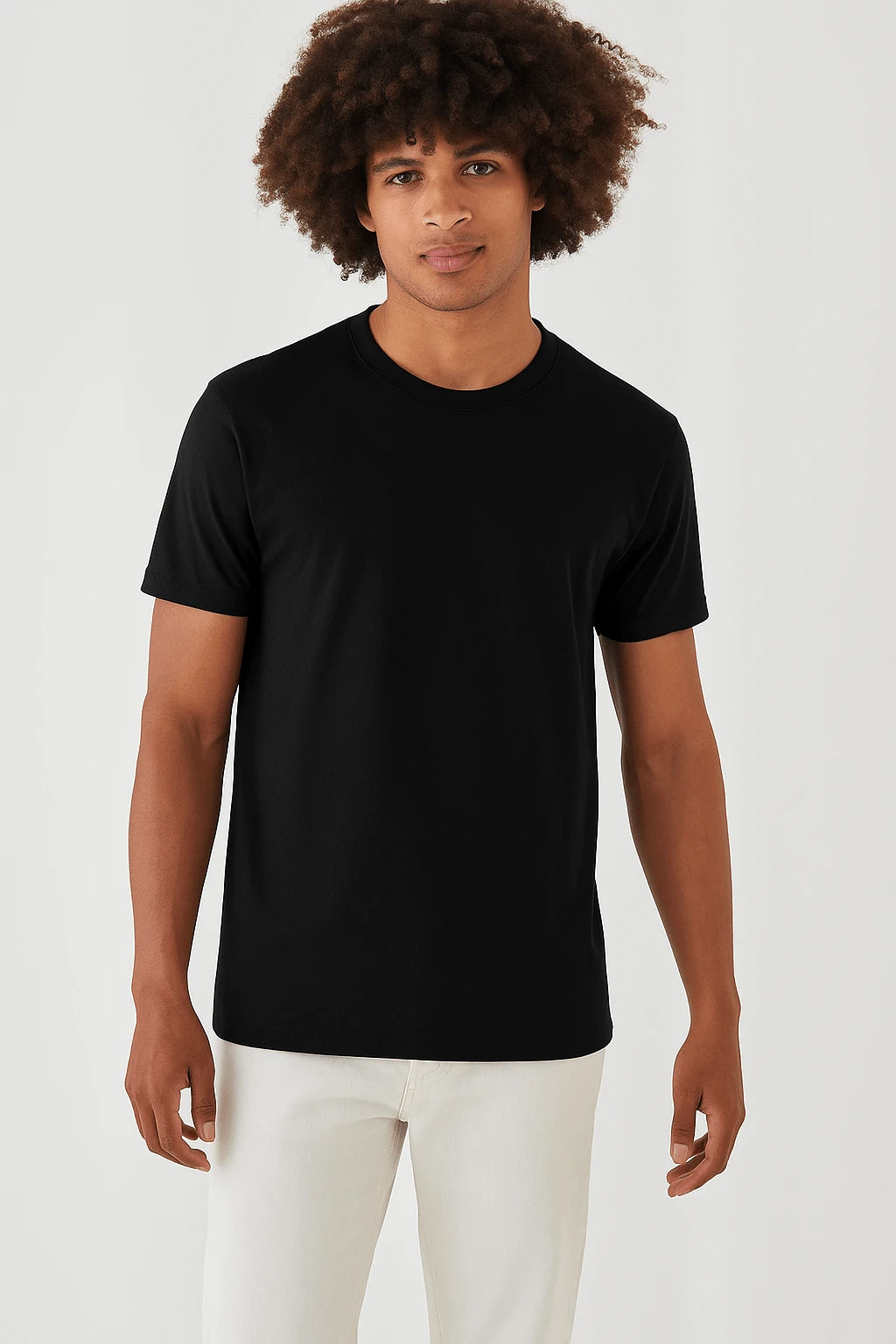 T-shirt uomo B&C E150 cotone nero