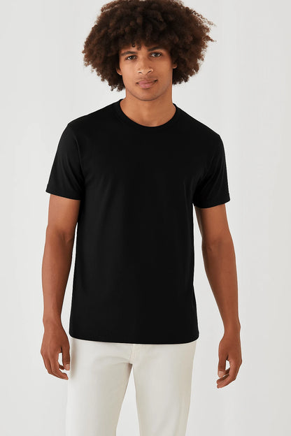 T-shirt uomo B&C E150 cotone nero