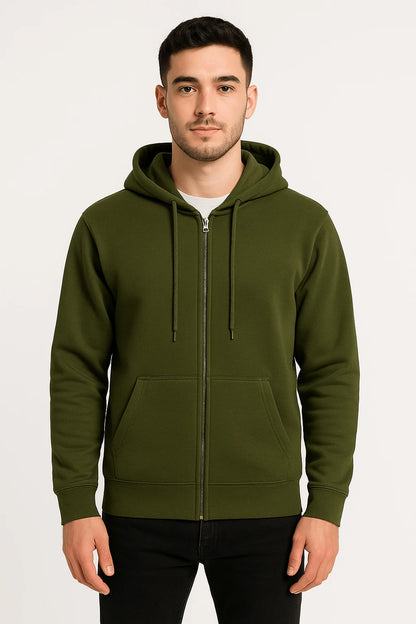 Felpa con Cappuccio e Zip Classic