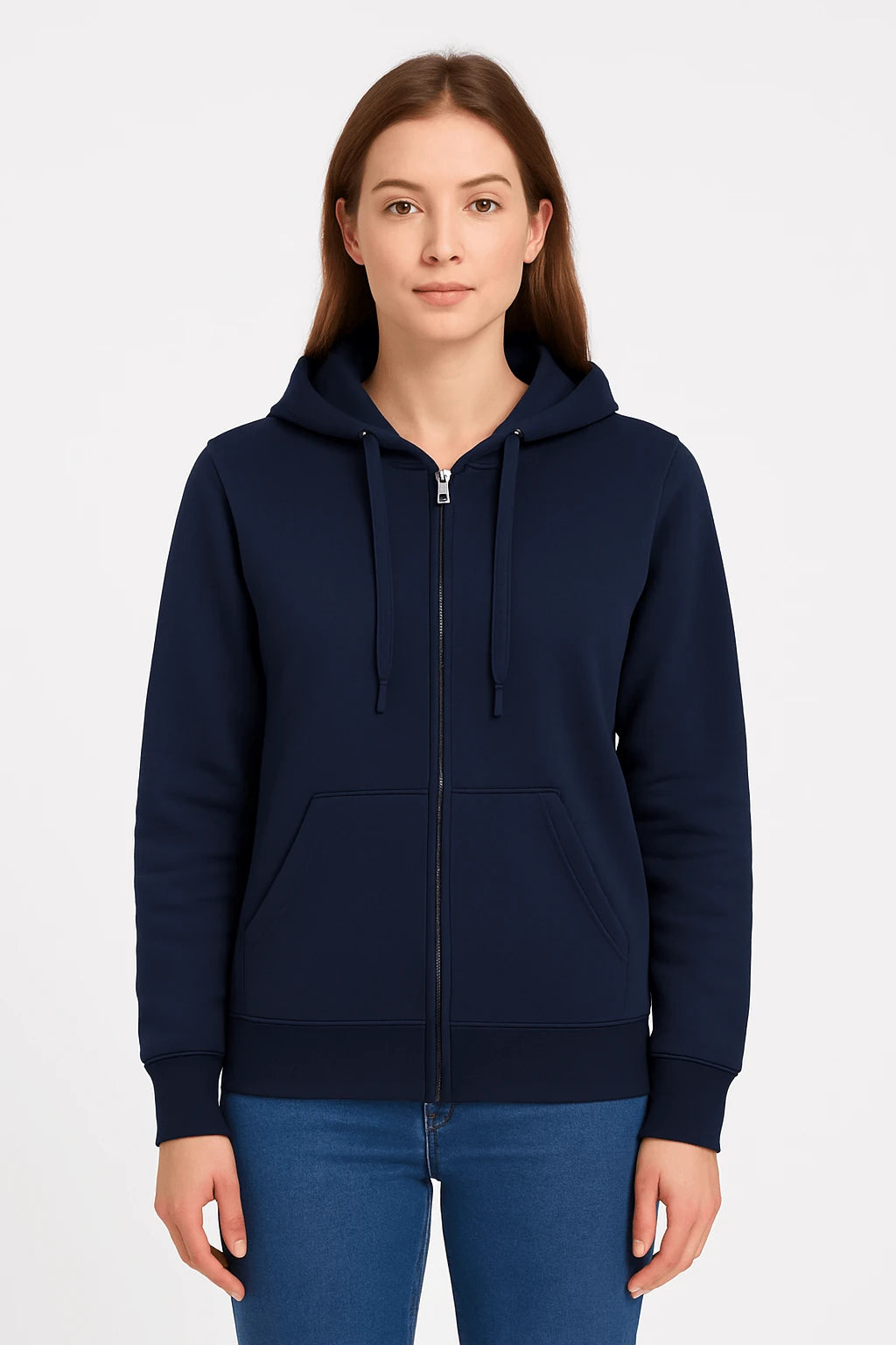 Felpa con Cappuccio e Cerniera Premium