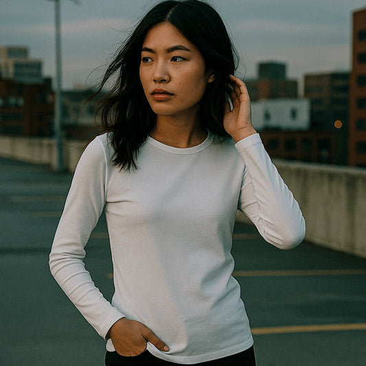 T-Shirt Donna Maniche Lunghe