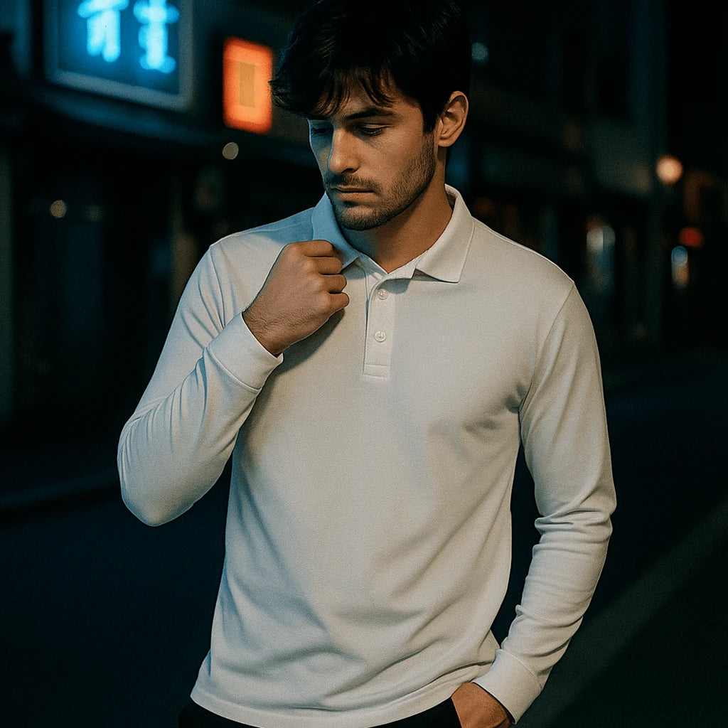 Polo Uomo Maniche Lunghe