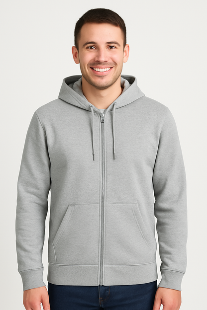 Felpa con Cappuccio e Cerniera Unisex