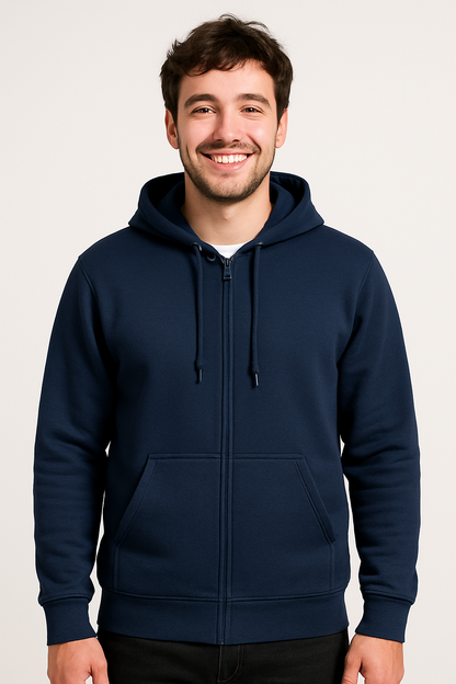 Felpa con Cappuccio e Cerniera Unisex